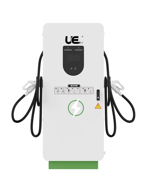120kw DC Fast charging EV charging pile CCS1/CCS2/GBT/CHAdeMO dual guns